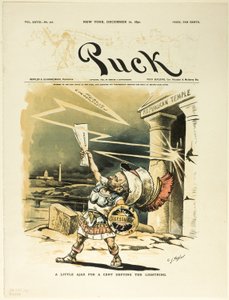Een beetje Ajax voor een Cent die de bliksem trotseert, van Puck