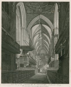 Westelijke aanblik van het Koor van de St Saviour