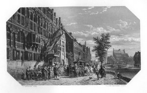 Schuttersdoelen, ca. 1870 door Domenico del Barbiere
