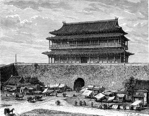 Tiananmen-poort, Peking, China door C. Laplante