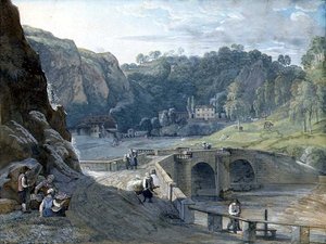 Uitzicht op de Elbe door C. Roes