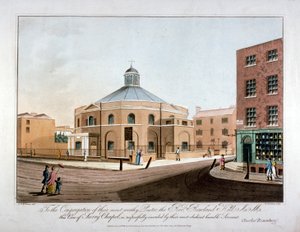 Surrey Chapel, Blackfriars Road, Southwark, Londen, 1816