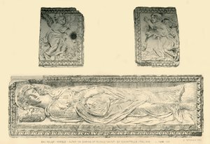 Sarcophagus van Santa Giustina, ca. 1476, 1881 door C Stoney
