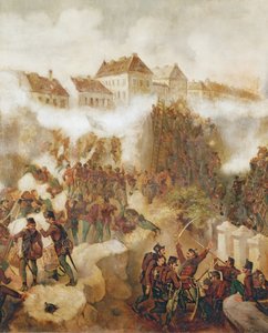 De Herovering van het Buda Fort door de Hongaarse Opstandelingen op 21 mei 1849