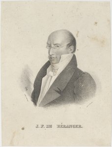 Portret van Pierre-Jean de Béranger
