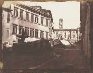 Uitzicht op de Capitol-trappen, Rome, 1846