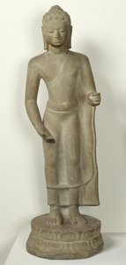Staande Boeddha, van Tuol Ta Hoy, Vat Phnom, Udong
