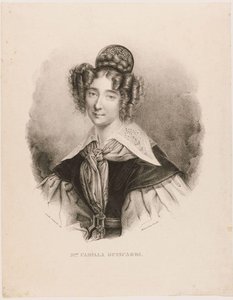 Jeugdig zelfportret van Camilla Guiscardi