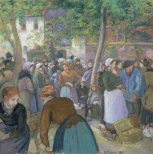 Pluimveemarkt in Gisors
