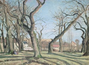 Kastanjebomen in Louveciennes, 1872