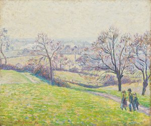 Epping landschap, 1893 door Camille Jacob Pissarro