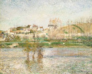 Overstroming in Pontoise