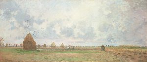 Vier seizoenen, herfst door Camille Jacob Pissarro