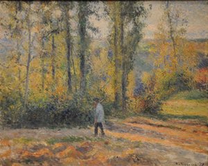 Landschap met een jager, Pontoise