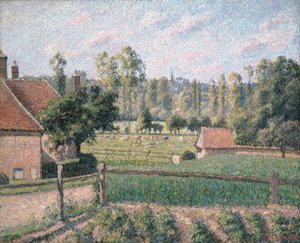 Prairie bij Eragny, 1889