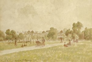 Regents Park, Londen, 1890 door Camille Jacob Pissarro