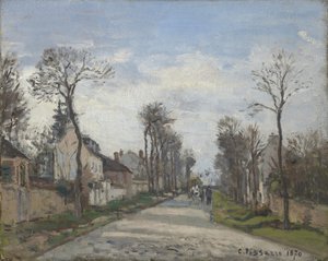 Route de Versailles, Louveciennes, 1870