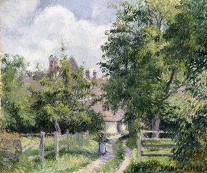 Saint-Martin, nabij Gisors, 1885 door Camille Jacob Pissarro