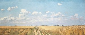 Zomer, 1872 door Camille Jacob Pissarro