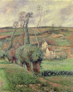 De Cote de Chou in Pontoise, 1882 door Camille Jacob Pissarro