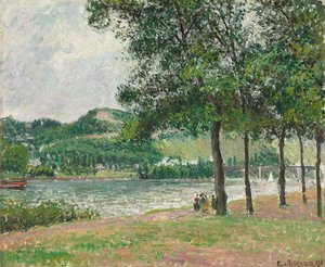 Le Cours-la-Reine te Rouen, Overcast