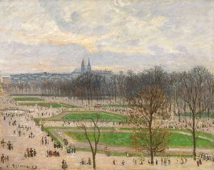 De Tuin van de Tuilerieën op een Wintermiddag, 1899