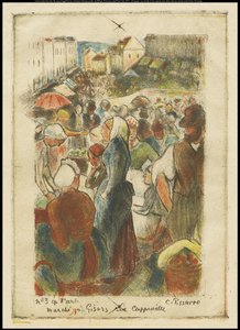 De Gisors-markt, Rue Cappeville, ca. 1894