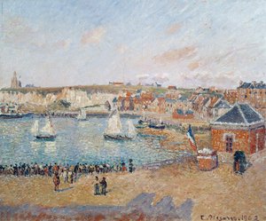 De Buitenhaven van Dieppe, 1902 door Camille Jacob Pissarro