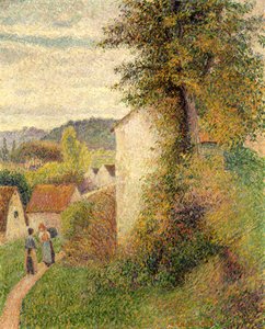 Het Pad, 1889 door Camille Jacob Pissarro