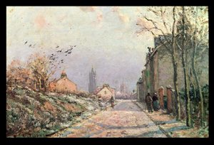 De weg, wintereffect; La Route, Effet d