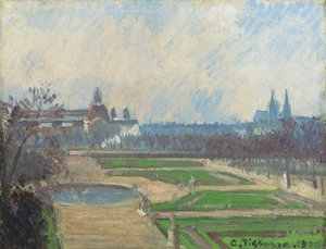 De Tuilerieën en het Louvre, 1900