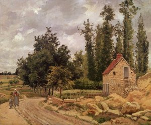 Onbekend schilderij door Camille Jacob Pissarro