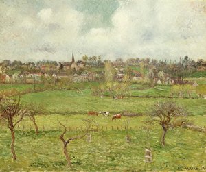 Gezicht op Bazincourt; Vue de Bazincourt, 1884