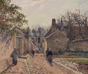 Een dorpsstraat, Louveciennes