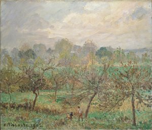 Herfst, Ochtendmist, Éragny-sur-Epte