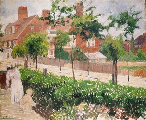 Bath Road, Londen, 1897 door Camille Pissarro