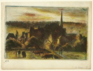 Kerk en Boerderij in Éragny