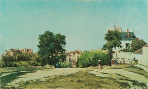 Ruimen van de oude begraafplaats in Pontoise door Camille Pissarro