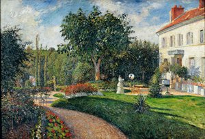 Tuin van les Mathurins in Pontoise door Camille Pissarro