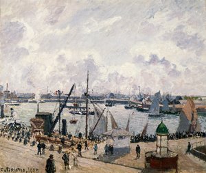 De Quai de Southampton au Havre door Camille Pissarro