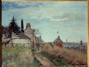 Het gerechtsgebouw in Pontoise door Camille Jacob Pissarro
