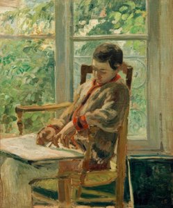 Lucien Pissarro in zijn kamer