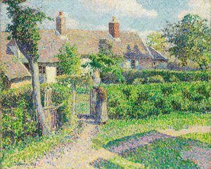 Boerenhuizen, Eragny, 1887