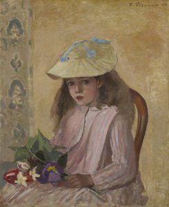 Portret van de kunstenaar door Camille Pissarro