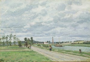 De Oevers van de Oise bij Pontoise