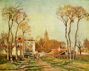 De Ingang van een Dorp, 1872, 1939 door Camille Jacob Pissarro