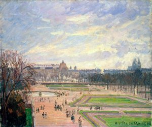 De Tuinen van de Tuilerieën, 1900