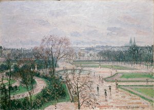 De Tuilerieën tuinen, regenachtig weer, 1899