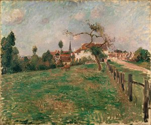 Het Dorp Eragny, 1885