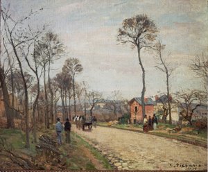 De weg naar Louveciennes - 1870